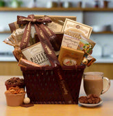 Send a gift basket delivery of: Sending Our Prayers Sympathy Gift Basket - sympathy gift baskets - sympathy baskets - condolences gift basket for loss